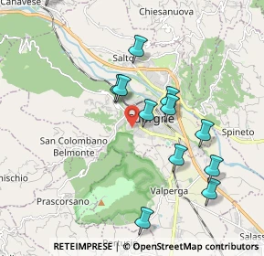 Mappa Località Costosa, 10082 Cuorgnè TO, Italia (1.94083)