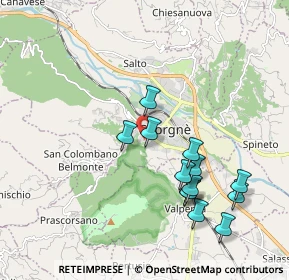 Mappa Località Costosa, 10082 Cuorgnè TO, Italia (1.90231)
