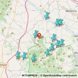 Mappa Via Monte Cereo, 35139 Rovolon PD, Italia (4.46083)