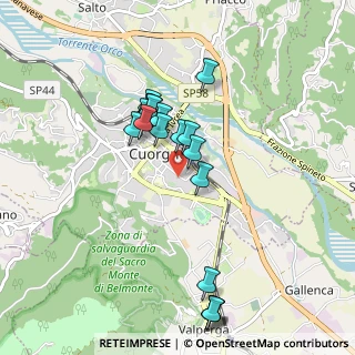 Mappa Viale Giacomo Matteotti, 10082 Cuorgnè TO, Italia (0.84222)