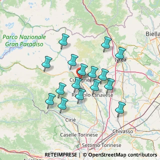 Mappa Viale Giacomo Matteotti, 10082 Cuorgnè TO, Italia (12.04)