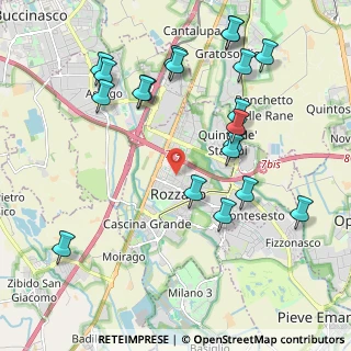 Mappa Via Antonio Gramsci, 20089 Rozzano MI, Italia (2.3085)