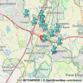 Mappa Via Antonio Gramsci, 20089 Rozzano MI, Italia (1.71857)