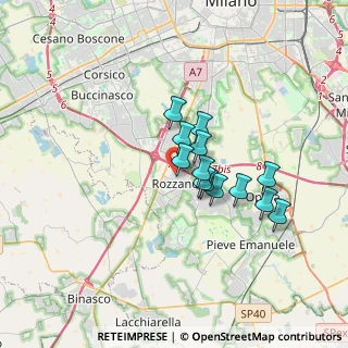 Mappa Via Antonio Gramsci, 20089 Rozzano MI, Italia (2.45538)