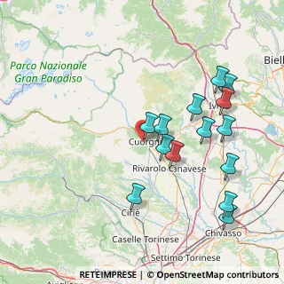 Mappa Via Duccio T. Galimberti, 10082 Cuorgnè TO, Italia (16.09786)