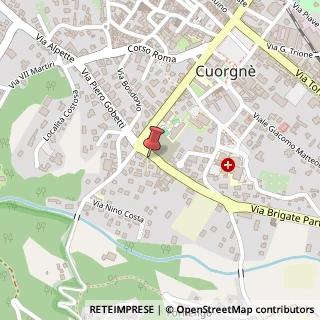 Mappa Via Brigate Partigiane, 2, 10082 Cuorgnè, Torino (Piemonte)