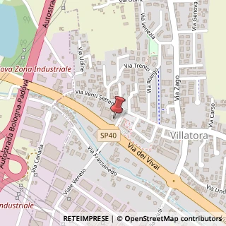 Mappa Via XX Settembre, 30/5, 35020 Saonara, Padova (Veneto)