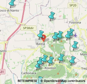 Mappa Via R. Marin, 35030 Rovolon PD, Italia (2.8145)