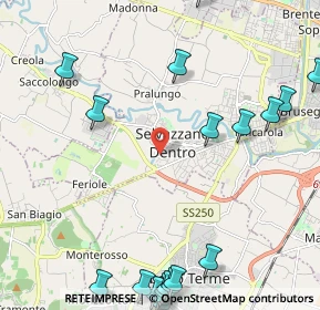 Mappa Via Giambattista Tiepolo, 35030 Selvazzano Dentro PD, Italia (3.1745)