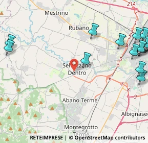 Mappa Via Giambattista Tiepolo, 35030 Selvazzano Dentro PD, Italia (7.117)