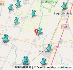 Mappa Via Raffaello Sanzio, 25020 Offlaga BS, Italia (6.4975)