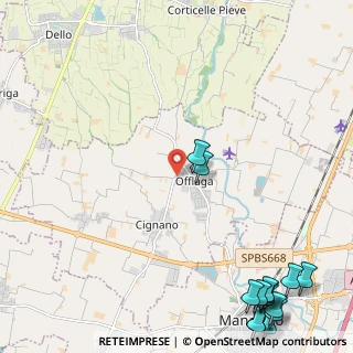 Mappa Via Raffaello Sanzio, 25020 Offlaga BS, Italia (3.60714)