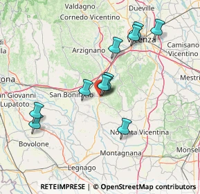 Mappa Via Ponte spin, 36045 Lonigo VI, Italia (13.00091)