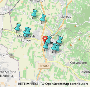 Mappa Via Ponte spin, 36045 Lonigo VI, Italia (1.48636)