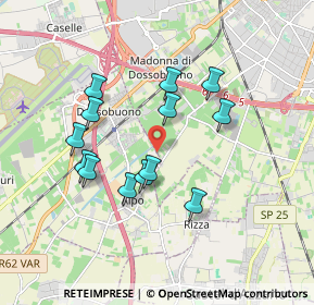 Mappa Strada del Chiodo, 37062 Dossobuono VR, Italia (1.60538)