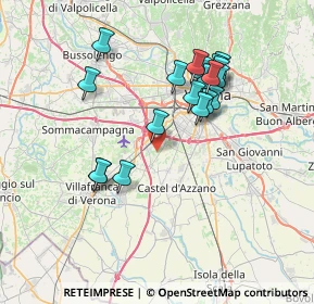 Mappa Strada del Chiodo, 37062 Dossobuono VR, Italia (6.79421)