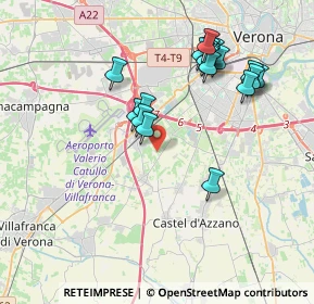 Mappa Str. del Chiodo, 37062 Dossobuono VR, Italia (3.891)