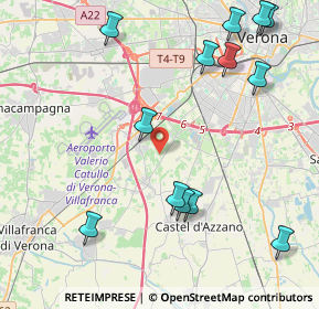 Mappa Str. del Chiodo, 37062 Dossobuono VR, Italia (5.11385)