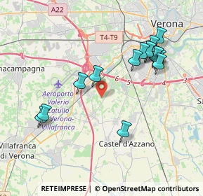 Mappa Strada del Chiodo, 37062 Dossobuono VR, Italia (4.064)