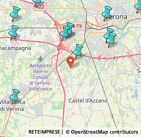 Mappa Strada del Chiodo, 37062 Dossobuono VR, Italia (5.76462)