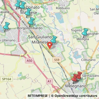 Mappa San Giuliano Milanese, 20098 San Giuliano Milanese MI, Italia (3.41091)