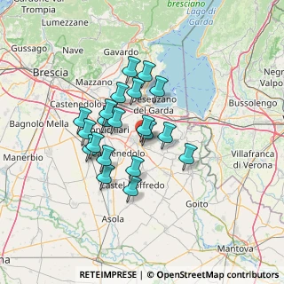 Mappa Via F. Guardi, 46043 Castiglione delle Stiviere MN, Italia (10.6965)