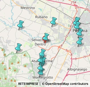 Mappa Via Garda, 35030 Selvazzano Dentro PD, Italia (4.57643)