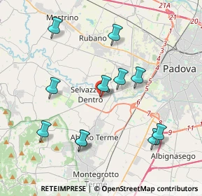 Mappa Via Garda, 35030 Selvazzano Dentro PD, Italia (3.98909)