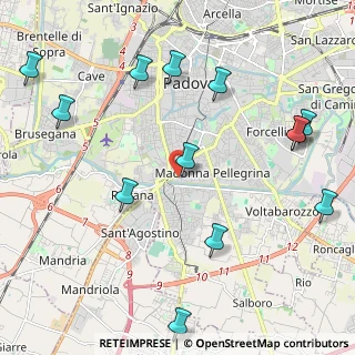 Mappa Vicolo Tomitano, 35124 Padova PD, Italia (2.62846)