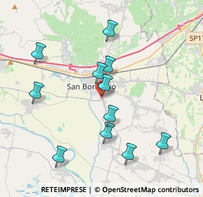 Mappa Via delle Fontanelle, 37047 San Bonifacio VR, Italia (3.81273)