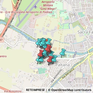 Mappa Via Isonzo, 35143 Padova PD, Italia (0.25)