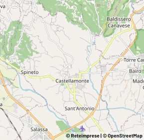 Mappa 10081 Castellamonte TO, Italia (3.138)