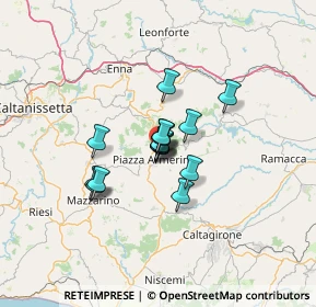 Mappa Viale Conte Ruggero, 94015 Piazza Armerina EN, Italia (8.55)