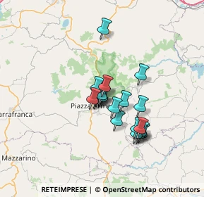 Mappa Viale Conte Ruggero, 94015 Piazza Armerina EN, Italia (5.4395)