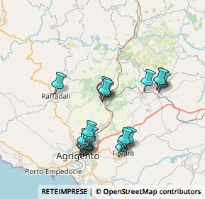 Mappa Via Sandro Pertini, 92021 Aragona AG, Italia (8.0565)