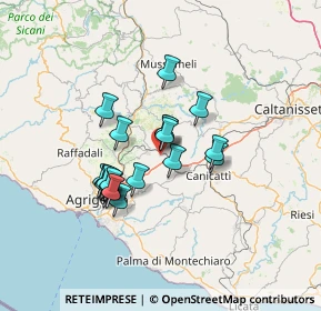 Mappa Via Serrone, 92020 Racalmuto AG, Italia (11.9985)