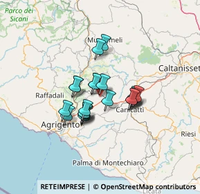 Mappa Via Serrone, 92020 Racalmuto AG, Italia (10.306)