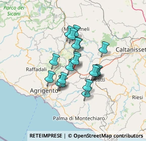 Mappa Via Serrone, 92020 Racalmuto AG, Italia (10.5515)