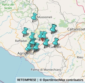 Mappa Via Serrone, 92020 Racalmuto AG, Italia (10.5655)