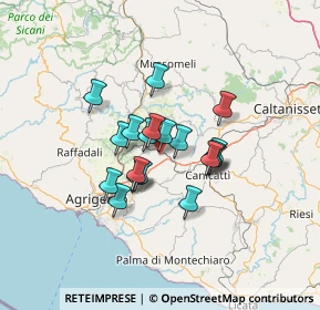 Mappa Via Serrone, 92020 Racalmuto AG, Italia (10.42158)