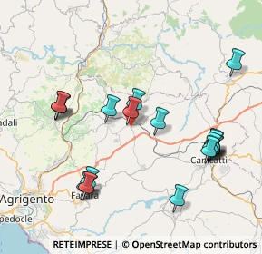 Mappa Via Serrone, 92020 Racalmuto AG, Italia (9.6095)