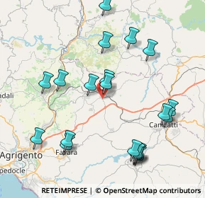 Mappa Via Serrone, 92020 Racalmuto AG, Italia (9.931)