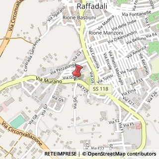 Mappa Via Murano, 104, 92015 Raffadali, Agrigento (Sicilia)