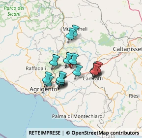 Mappa Via Sua Santita' Giovanni Paolo Secondo, 92020 Racalmuto AG, Italia (10.3155)