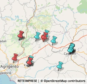 Mappa Via Sua Santita' Giovanni Paolo Secondo, 92020 Racalmuto AG, Italia (9.6845)