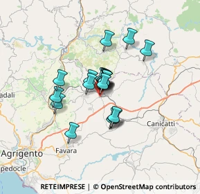 Mappa Via Ss Giovanni Paolo Secondo, 92020 Racalmuto AG, Italia (4.625)