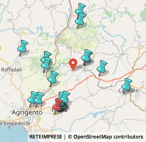 Mappa Via Piemonte, 92020 Grotte AG, Italia (9.3625)