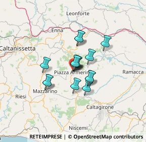 Mappa Via Vitaliano Brancati, 94015 Piazza Armerina EN, Italia (9.50133)