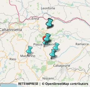 Mappa Via Vitaliano Brancati, 94015 Piazza Armerina EN, Italia (9.05692)