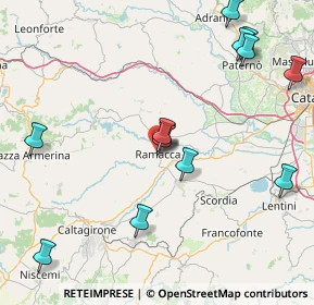 Mappa Via Italo Svevo, 95040 Ramacca CT, Italia (20.84923)